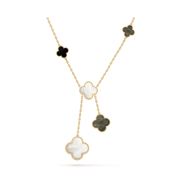 Magic Alhambra necklace, 6 patterns